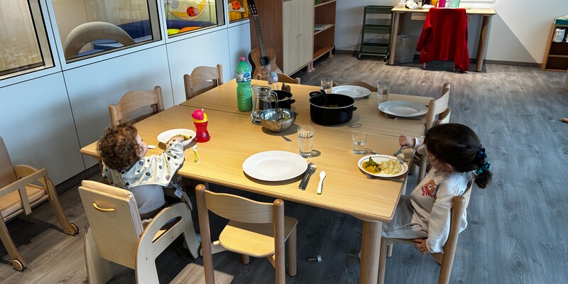 Grosszügige Räumlichkeiten Kinderkrippe Baar