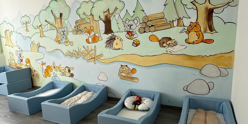 ruhige Atmosphäre im Ruheraum